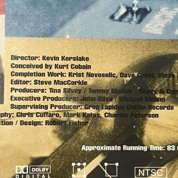 Nirvana live tonight sold out dvd,  with info page and a Nirvana Ring tone add. - Picture 5 of 10